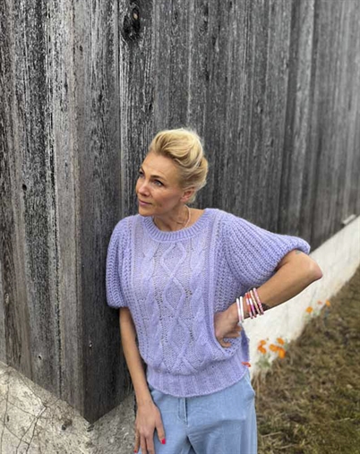 Lene Beier x Lind - LBTulipan Strik - Light Purple 